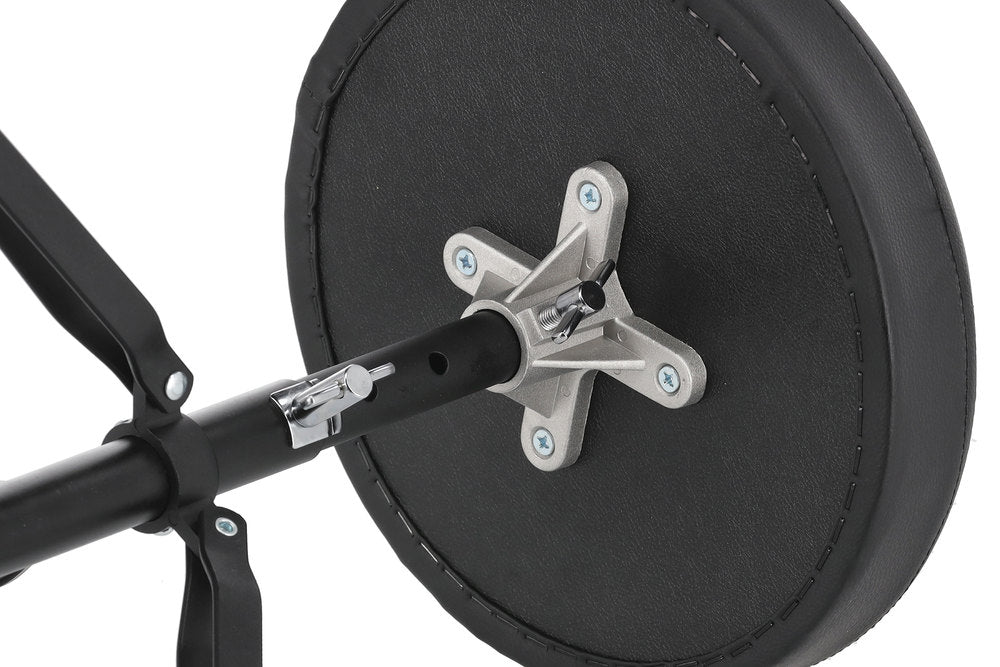 Basix DT-100 Schlagzeughocker, runde Sitzfläche, 45 bis 59 cm