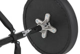 Basix DT-100 Schlagzeughocker, runde Sitzfläche, 45 bis 59 cm