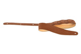 GEWA Regular 70 Gitarrengurt aus Leder, Wet Sand