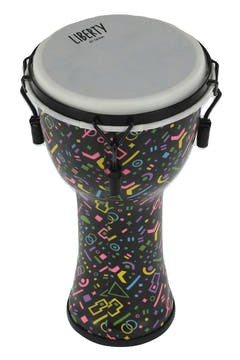 GEWA Djembe Liberty Serie Mechanisch gestimmt - 8" Crazy Neon