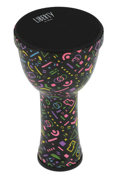 GEWA Liberty Serie Nestable djembe 8", Motiv Crazy Neon