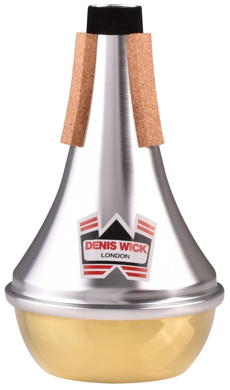 Denis Wick 5504B Straight-Dämpfer für trompete, Boden aus Messing