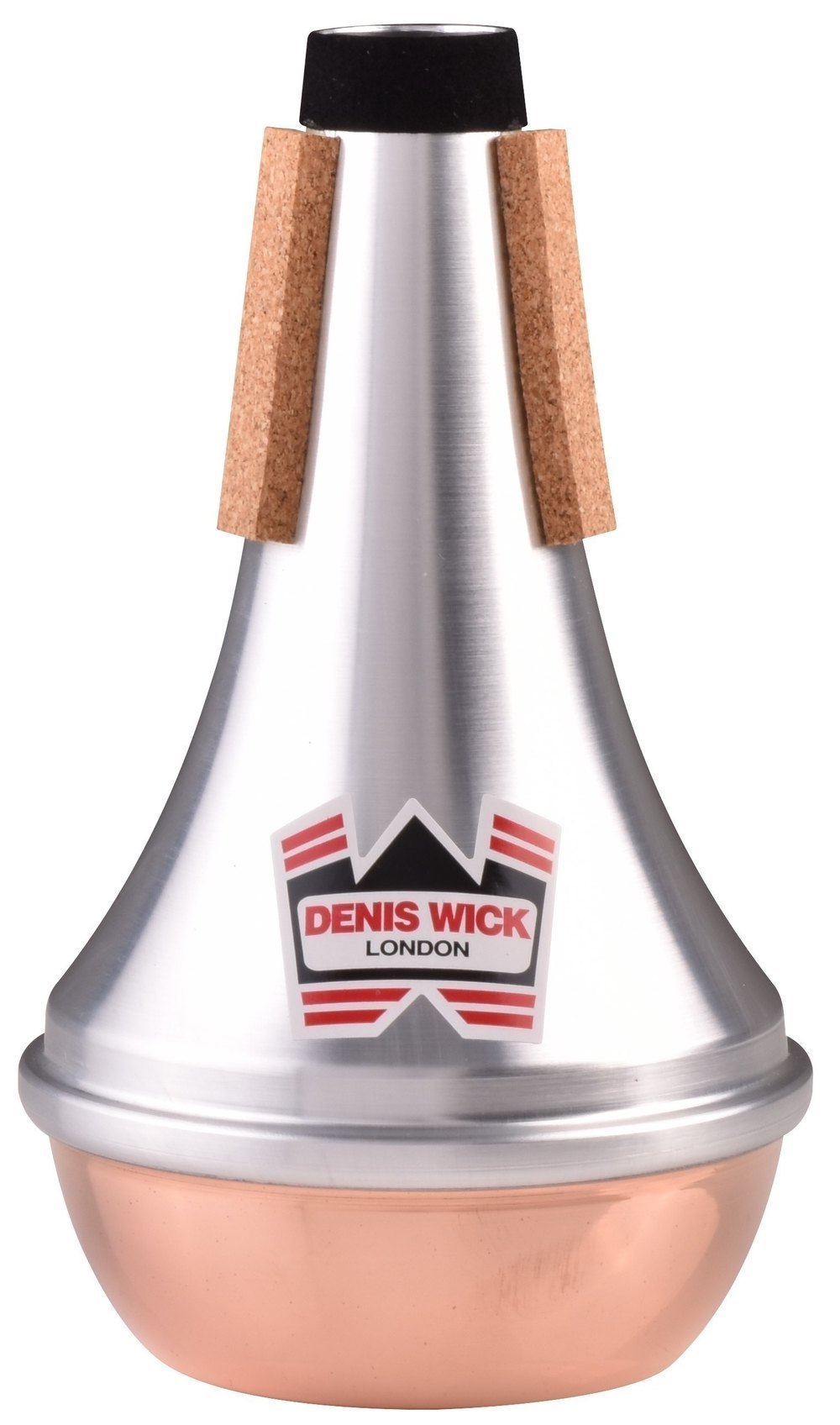 Denis Wick 5504C Straight-Dämpfer für Trompete, Boden aus Kupfer