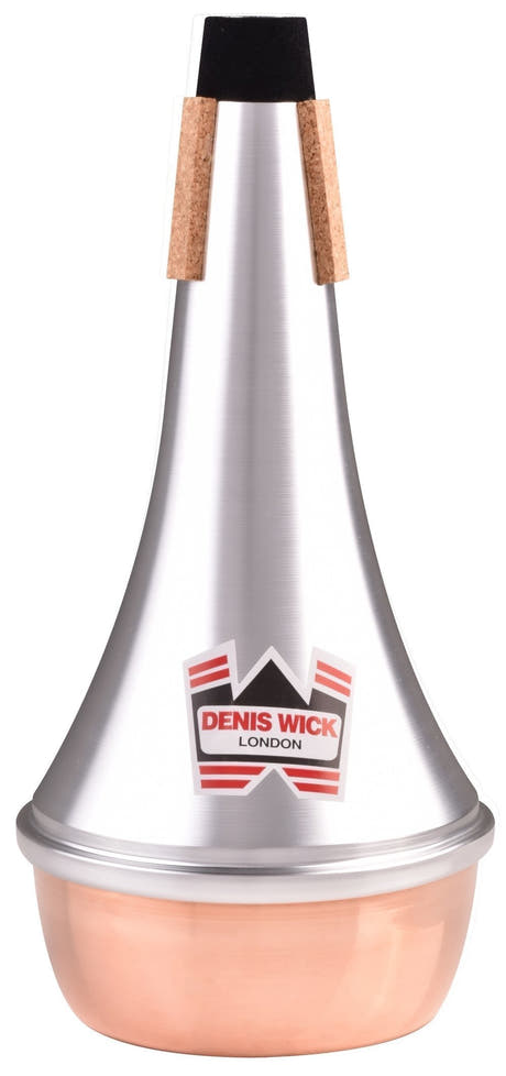 Denis Wick 5505C Straight-Dämpfer für Posaune, Boden aus Kupfer