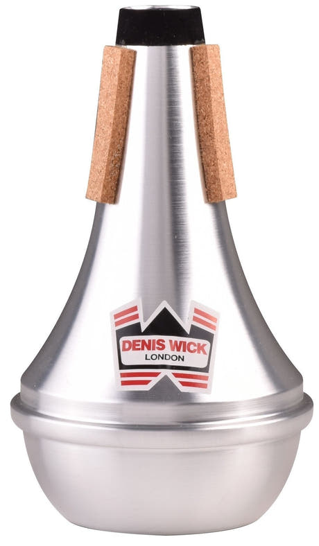 Denis Wick 5509C gerader Dämpfer für Bassposaune, Boden aus Kupfer