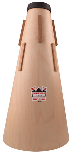 Denis Wick 5564 Straight-Dämpfer aus Holz für Es-tuba