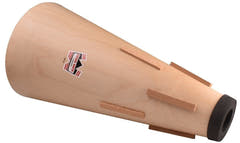 Denis Wick 5564 Straight-Dämpfer aus Holz für Es-tuba