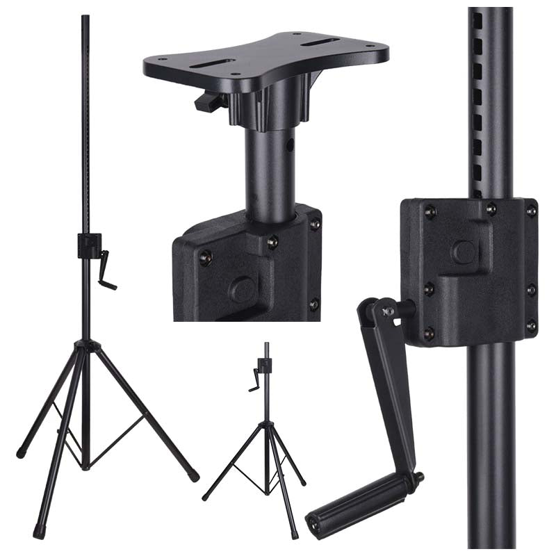 Wind-Up Lautsprecherstativ 130-210cm (70 kg)