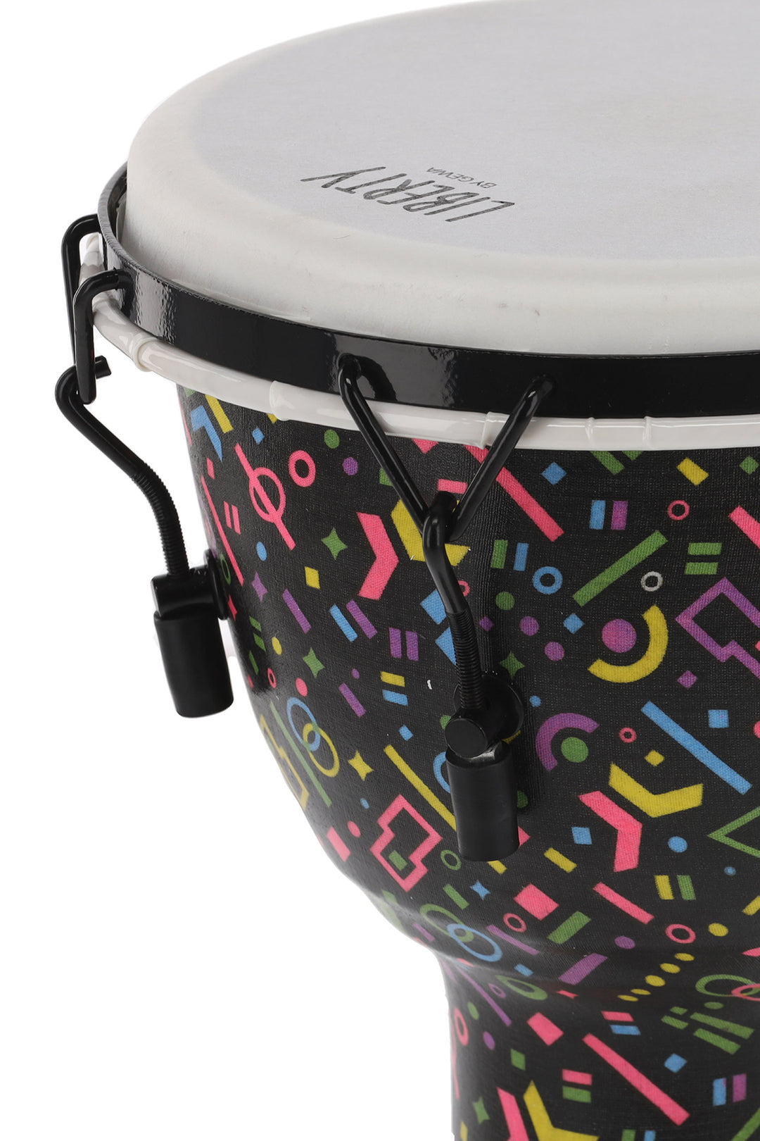 GEWA Djembe Liberty series Mechanisch gestimmt - 10" Crazy Neon