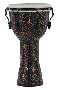 GEWA Djembe Liberty series Mechanisch gestimmt - 10" Crazy Neon