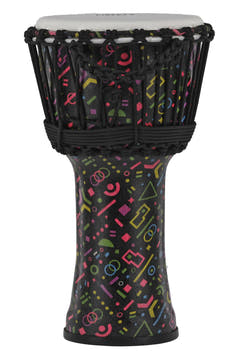GEWA Djembe Liberty Series Rope Tuned - 8" Crazy Neon