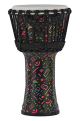 GEWA Djembe Liberty Series Rope Tuned - 8" Crazy Neon