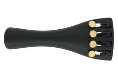 Wittner Ultra Geigenhalter 4/4, vergoldet, mit Schraubendreher