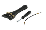 Wittner Ultra Geigenhalter 4/4, vergoldet, mit Schraubendreher
