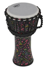 GEWA Djembe Liberty Series Rope Tuned - 8" Crazy Neon