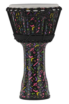 GEWA Djembé Liberty Series Seilgestimmt - 10" Crazy Neon