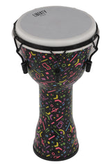 GEWA Djembe Liberty series Mechanisch gestimmt - 10" Crazy Neon