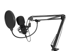 OMNITRONIC BMS-1C USB-Kondensator-Broadcast-Mikrofon-Set