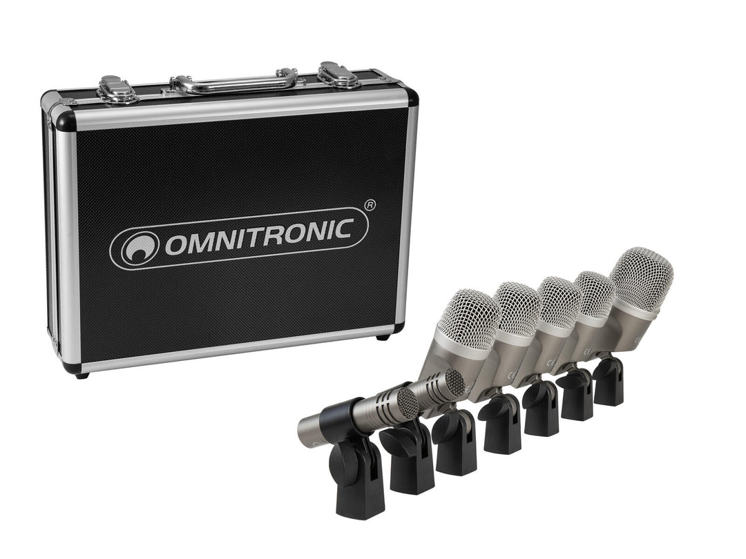 OMNITRONIC MIC 77-7LMH MK2 Drum-Mikrofone-Set