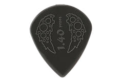 Ovation Diamond Grip Sharp Tip Plektren 1,40 mm, onyx black, 7 Stück