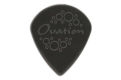 Ovation Diamond Grip Sharp Tip Plektren 1,40 mm, onyx black, 7 Stück