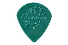 Ovation Diamond Grip Sharp Tip Plektren 1,00 mm, grau, 7 Stück