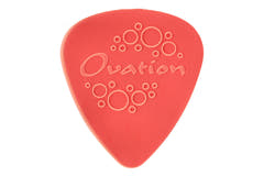 Ovation Diamond Grip Sharp Tip Plektren 0,73 mm, red, 7 Stk.