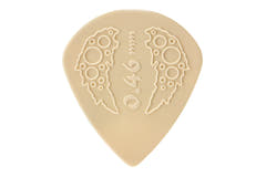 Ovation Diamond Grip Sharp Tip Plektren 0,46 mm, Yellow, 7 Stück