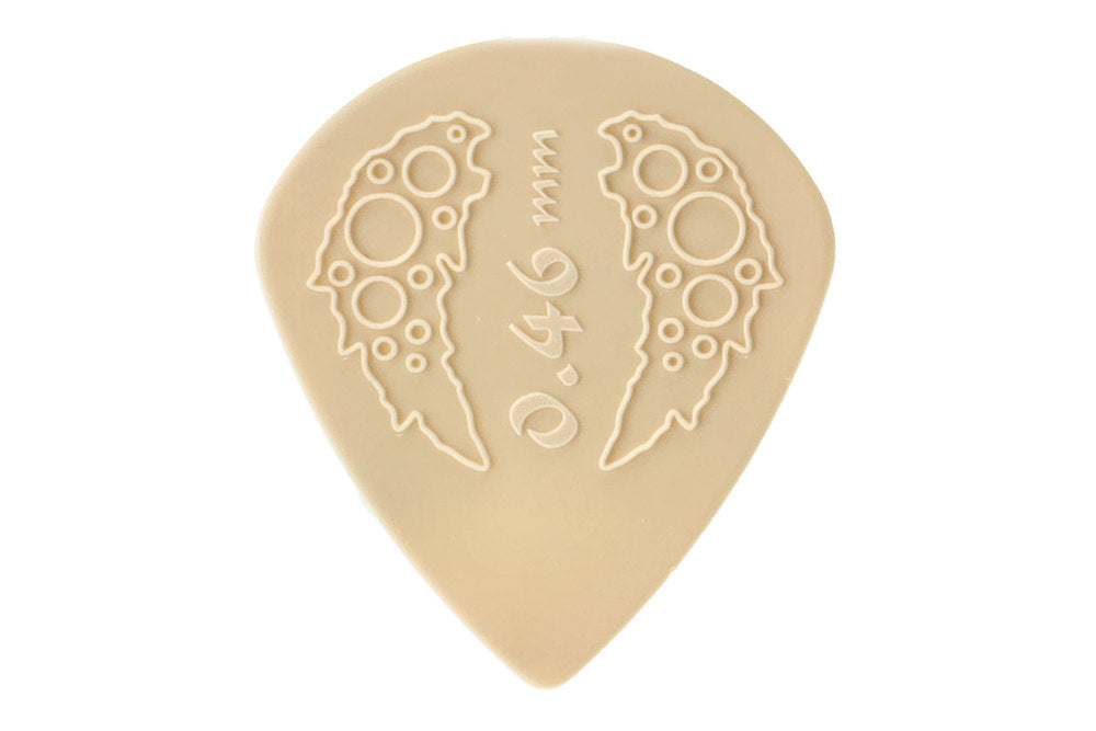 Ovation Diamond Grip Sharp Tip Plektren 0,46 mm, Yellow, 7 Stück