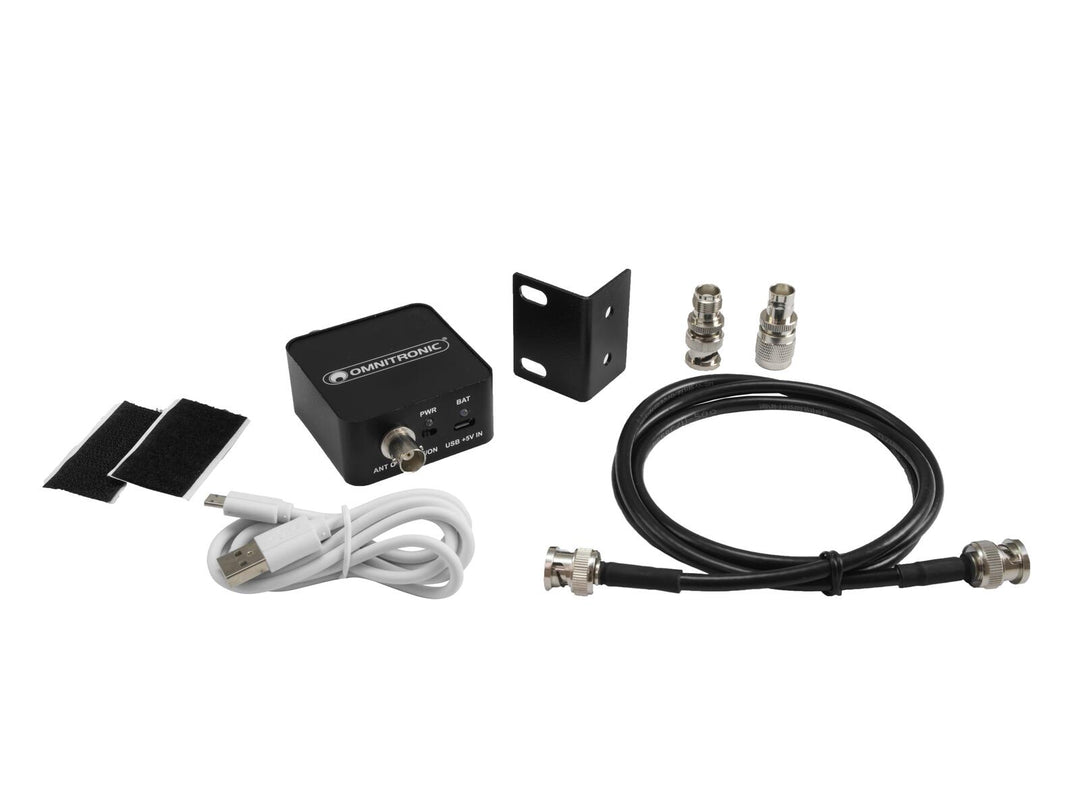 OMNITRONIC AAB-10 Aktiver Antennenverstärker, batteriebetrieben