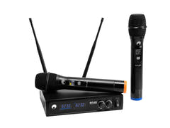 OMNITRONIC UHF E-FLEX 2, Drahtloses Mikrofonsystem 823-832/863-865 MHz