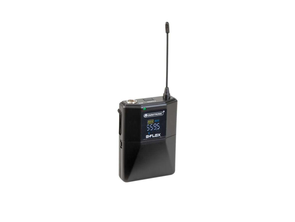 OMNITRONIC UHF E-FLEX Bodypack 559-575 MHz