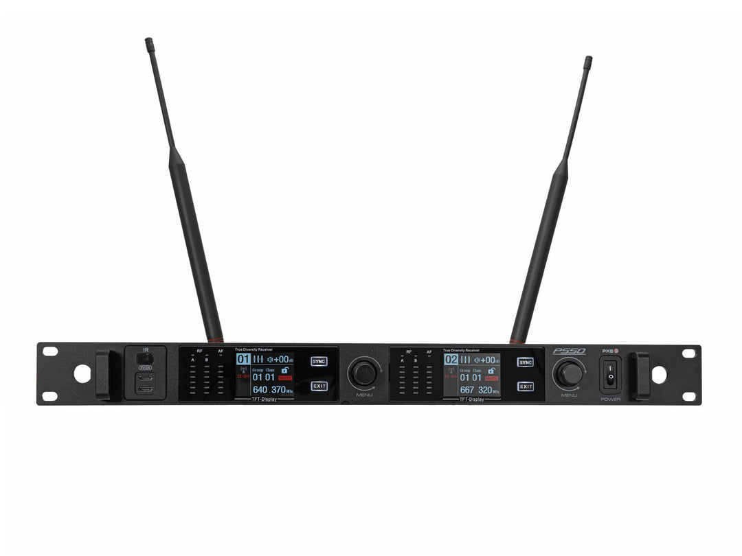 PSSO PXS TWO 2-Kanal True Diversity Receiver 640-690 MHz