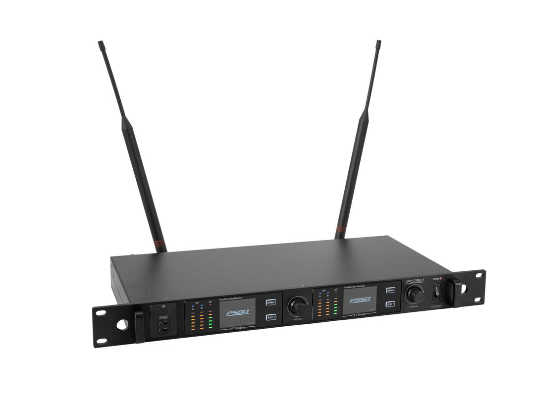 PSSO PXS TWO 2-Kanal True Diversity Receiver 640-690 MHz