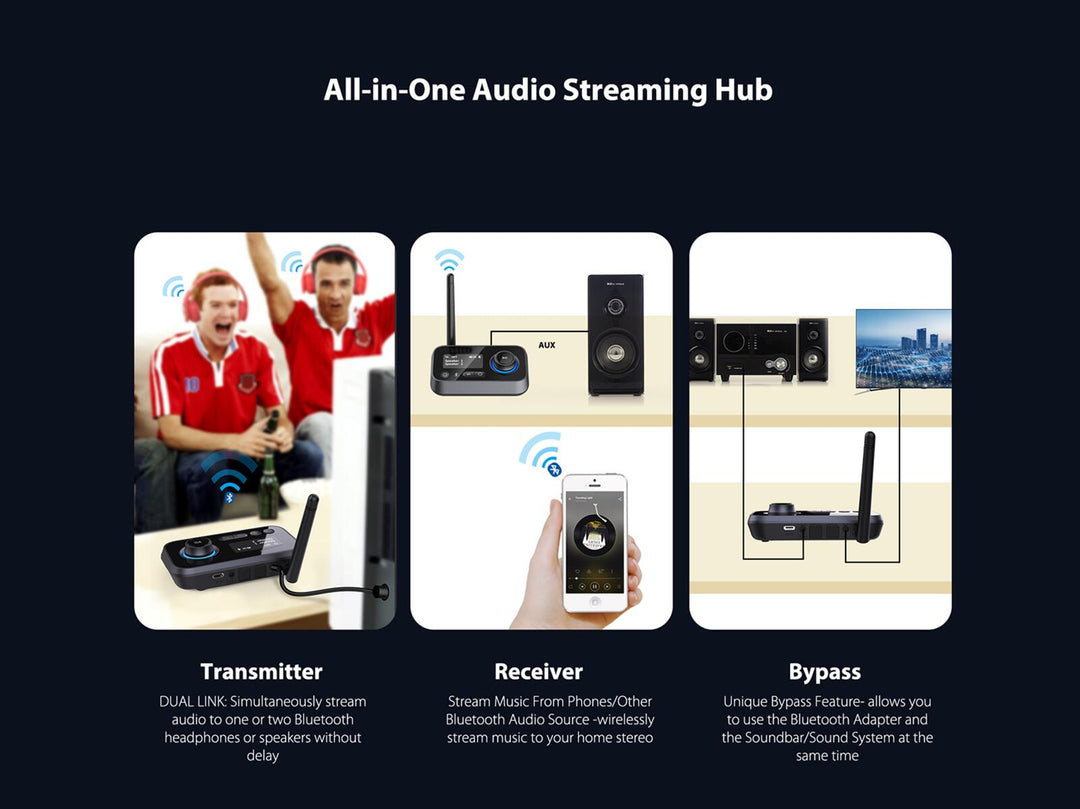 OMNITRONIC BDT-5.0 Bluetooth 5.0-Transceiver