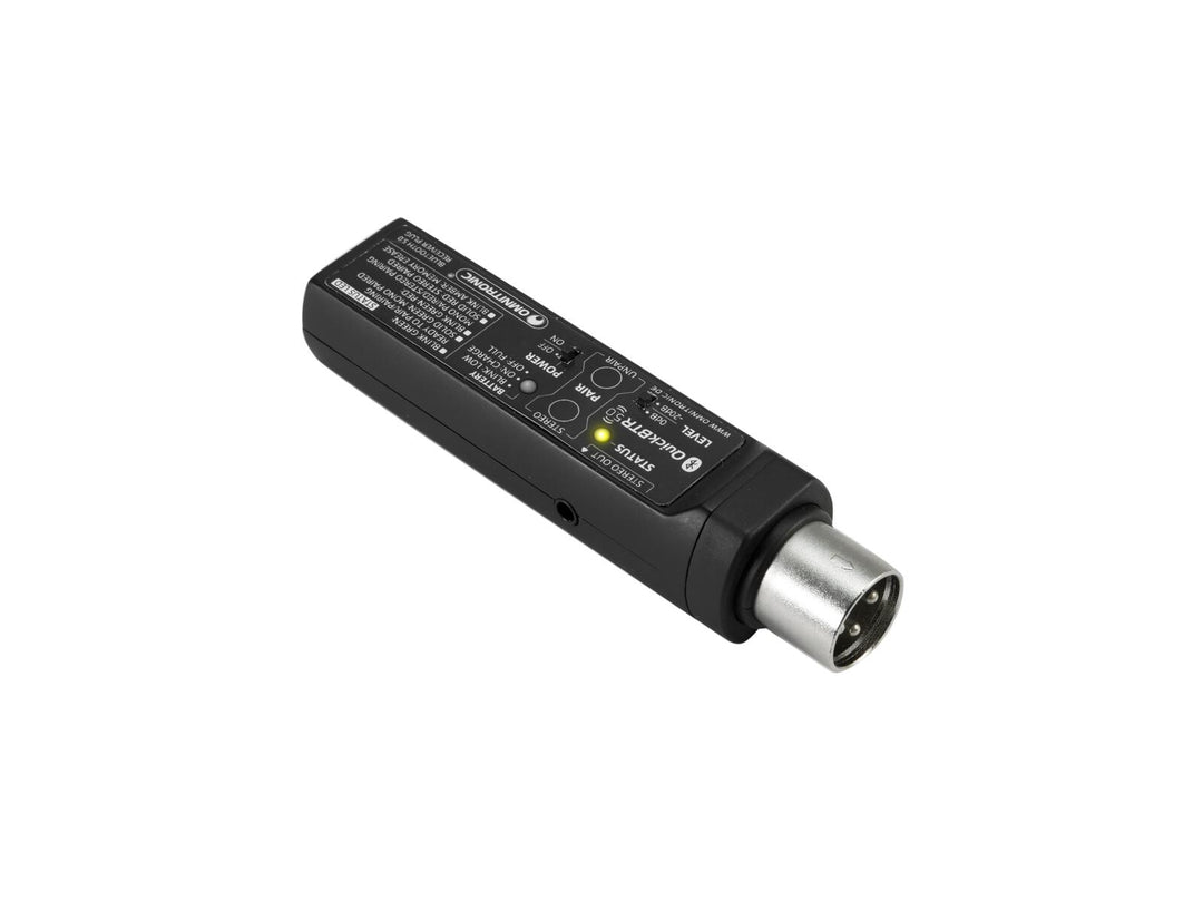 OMNITRONIC QuickBTR-5.0 XLR Aptx Bluetooth 5.0-Empfänger