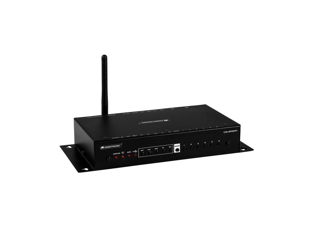 OMNITRONIC CIA-40WIFI WLAN Multi-Room-Verstärker-Streaming-System
