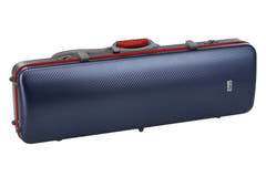 PURE GEWA Geigen case Polycarbonat FUN - 4/4 - 1/2 (Blau / Black)