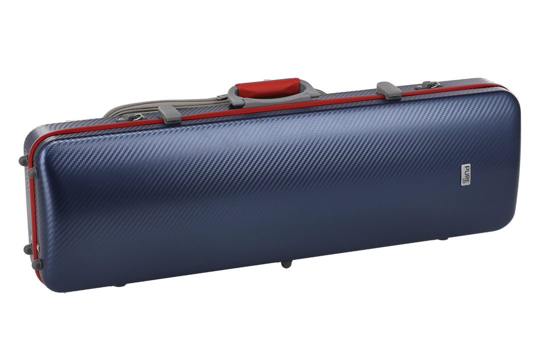 PURE GEWA Geigen case Polycarbonat FUN - 4/4 - 1/2 (Blau / Black)
