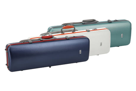 PURE GEWA Geigen case Polycarbonat FUN - 4/4 - 1/2 (Blau / Black)