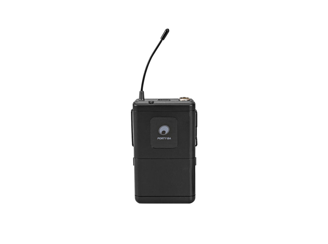 OMNITRONIC PORTY-8A Bodypack + Lavalier-Mikrofon 863.1 MHz