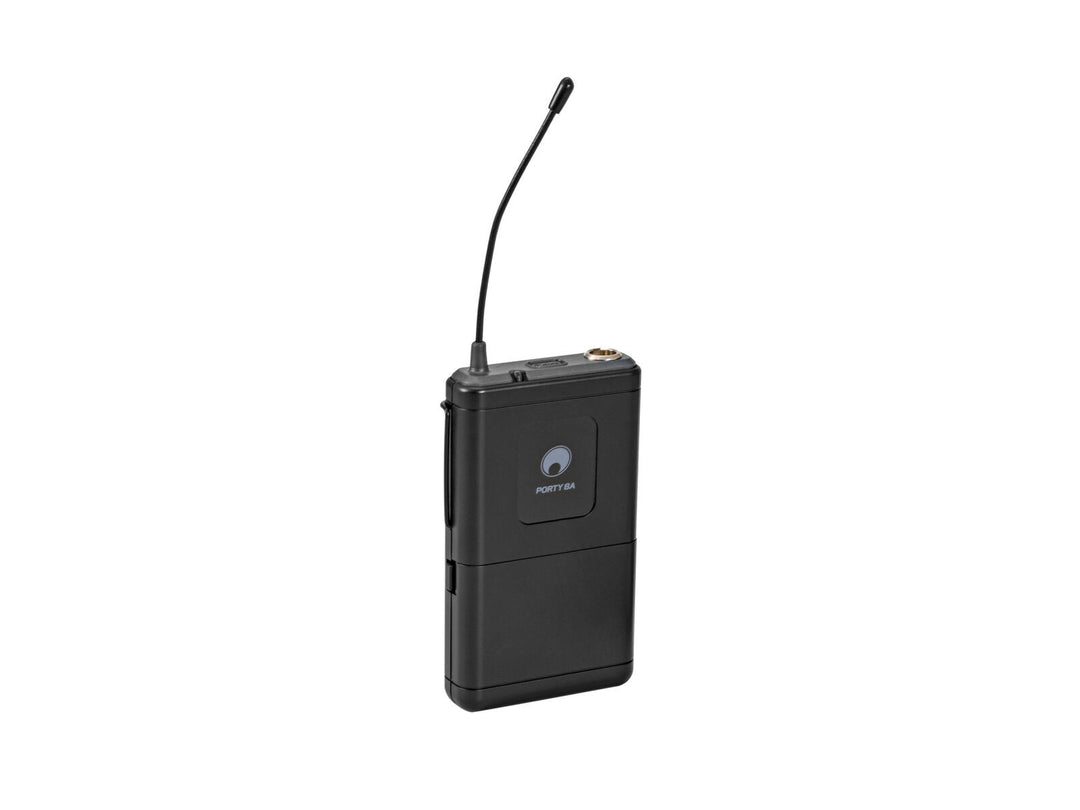 OMNITRONIC PORTY-8A Bodypack + Lavalier-Mikrofon 863.1 MHz