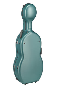 PURE GEWA Cello case Polycarbonate FUN – 4/4 (Green / Black)