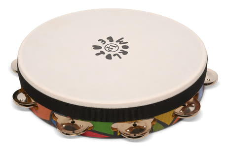 LP World Beat Tamburin LP7023, Supertone 10", fast gestimmt, Stahlklemmen