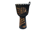 Toca Djembe Street Series Carved Hand Print - Supertone 10" (TSSDJ-MHP)