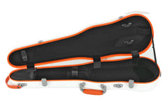 PURE GEWA Formgeformte Geigen cases Polycarbonat FUN - 4/4 - 1/2 (White / Blacj)