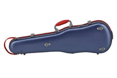 PURE GEWA Formgeformte Geigen cases Polycarbonat FUN - 4/4 - 1/2 (Blue / Black)