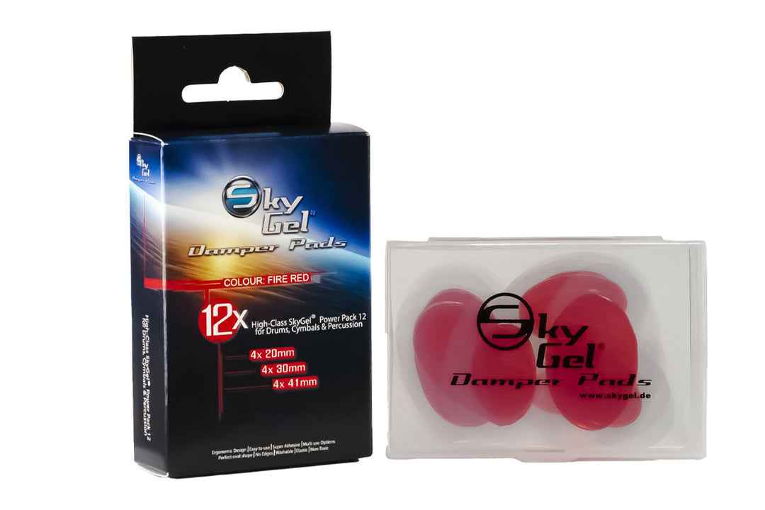 SKY Music Dämpfer Pads SkyGel - Fire Red (SG12FR)