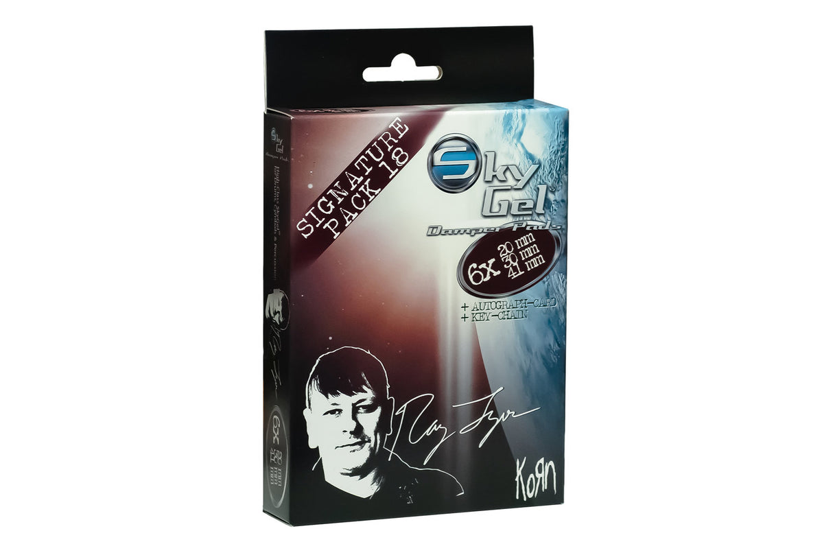 SKY Music Dämpfer Pads Signature Edition Ray Luzier - Weinrot (SG18RLWR)