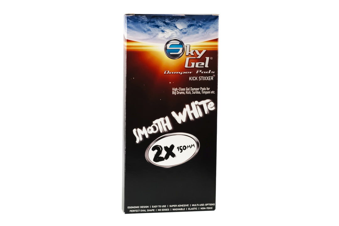 SKY Music Dämpfungspads SkyGel Kick StiXXer - Smooth White (SGKISM)